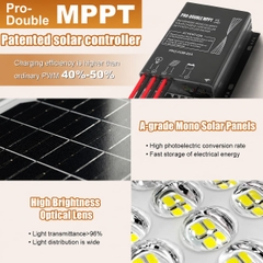 Đèn Đường Năng Lượng Mặt Trời Tích Hợp ZALAA 60W ZL-SE03-H Chống Chịu Nhiệt Độ Cao