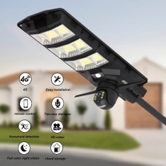Đèn Đường Năng Lượng Mặt Trời Tích Hợp Camera 4G ZALAA ZL-CCTV01 Cao Cấp