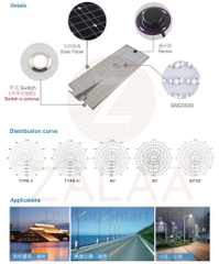 Đèn đường năng lượng mặt trời ZLT-150S ZALAA