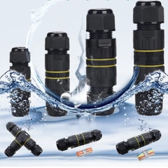 Cầu Đấu Nối Dây Điện Đèn LED Ngoài Trời đầu siết cáp M16, M20, M25..lõi 2, 3, 4, 5, 6pin Chống nước, Ngoài trời IP68 - Linh kiện đèn led Zalaa