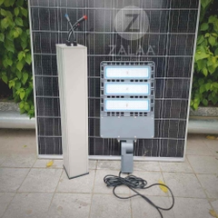 Bộ Đèn Đường Năng Lượng Mặt Trời 100W Kết Hợp // Điện Lưới AC220V ZALAA