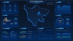 Bộ điều khiển ánh sáng Thông Minh cho hệ thống Đèn LED SZ10-LoRa-NEMA ZALAA Smart Light