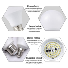 Bóng Đèn LED Bulb Tròn Siêu Sáng - Đèn LED Búp, Đèn Tròn, LED Bulb