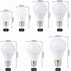 Bóng Đèn LED Bulb Tròn Siêu Sáng - Đèn LED Búp, Đèn Tròn, LED Bulb