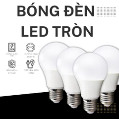 Bóng Đèn LED Bulb Tròn Siêu Sáng - Đèn LED Búp, Đèn Tròn, LED Bulb