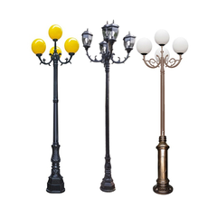 Đầu Đèn Trang Trí Công Viên Kiểu dáng Cổ Điển chiếu sáng cảnh quan ngoài trời