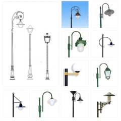 Trụ Cột Đèn Sân Vườn 1 Bóng cho cột cao từ 2m-5m ZALAA | TỔNG HỢP