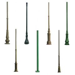 Đế Cột DC02 - Chân Đế Cột Đèn Nhôm Gang Thép Bền Bỉ Chịu Lực Cao