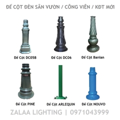 Đế Cột DC06 - Chân Đế Cột Đèn Thép Gang Bền Bỉ Chịu Lực Cao