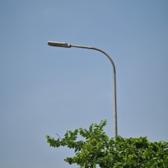 Cột Đèn Cao Áp Liền Cần Đơn cao từ 6m đến 11m chiếu sáng đường phố