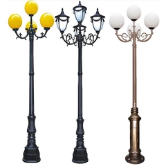 Cột Đèn Công Viên sản xuất theo yêu cầu dự án chiếu sáng và trang trí ngoài trời