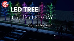 Cột Đèn LED Kiểu Dáng Cây Thông trang trí Trung Tâm Thương Mại ZALAA