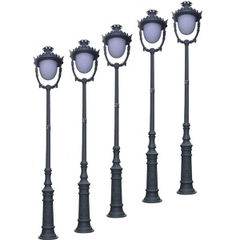 Cột Đèn Sân Vườn 1 Bóng Kiểu Cổ Điển Châu Âu Đẹp Lạ cao từ 2m-5m ZALAA