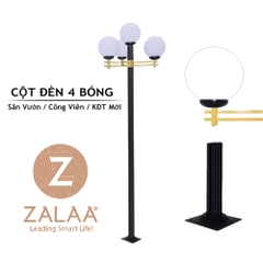Trụ Cột Đèn Sân Vườn 4 Bóng Cao từ 2m-5m ZALAA | TỔNG HỢP
