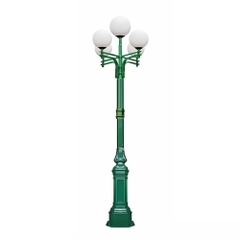 Cột Đèn Sân Vườn 5 Tay Quả Cầu D200, 300, 400 cho Trụ cao từ 2m-5m ZALAA