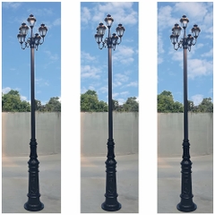 Cột Đèn Sân Vườn 5 Bóng chiếu sáng và trang trí cảnh quan cao từ 2m-5m ZALAA