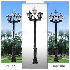 Cột Đèn Sân Vườn 5 Bóng Kiểu Cổ Điển Châu Âu Đẹp Lạ cao từ 2m-5m ZALAA