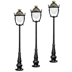 Cột Đèn Sân Vườn 1 Bóng Kiểu Cổ Điển Châu Âu Đẹp Lạ cao từ 2m-5m ZALAA