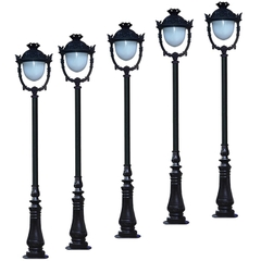 Cột Đèn Sân Vườn 1 Bóng Kiểu Cổ Điển Châu Âu Đẹp Lạ cao từ 2m-5m ZALAA