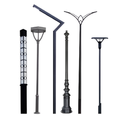 Cột Đèn Thép chất lượng bền bỉ chiếu sáng Đường Công Viên, Sân Vườn, KĐT Mới
