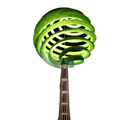 Cột Đèn Đẹp Lạ Sáng Tạo Nghệ Thuật từ Quả Chanh cao 4-6m Trang trí và Chiếu sáng cho Công viên, Cảnh quan trung tâm thương mại | LED Simulator Light