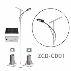 Cột Đèn Cao Áp Năng Lượng Mặt Trời Chiếu Sáng Đường Phố