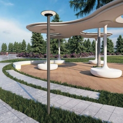 Cột Đèn Ghép Nối Thông Minh ZALAA - Giật Cấp D76/76 T1.8mm, Ống thép mạ kẽm Q235