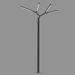 Cột Đèn LED Tree Lights Chiếu Sáng Đường Phố, Công Viên Kiểu Dáng Cành Cây ZCV ZALAA