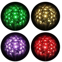 Đèn LED Cây Hoa Bồ Công Anh Dandelion trang trí Sân Vườn/Công Viên ZALAA