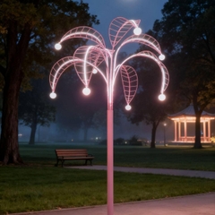 Cột Đèn Mô Phỏng Cây Dừa/Cọ ZALAA Simulating Coconut-Palm Tree Led Light