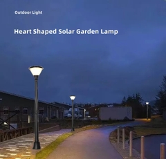 Cột Đèn Năng Lượng Mặt Trời ZALAA cao từ 1m-2m5 ZG-GGD0203-1-4.5W chiếu sáng cảnh quan ngoài trời