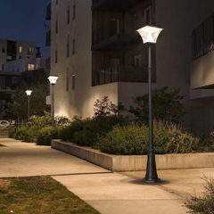 Cột Đèn Năng Lượng Mặt Trời ZG-GGD4205-10W ZALAA cao từ 1m-2m6 chiếu sáng cảnh quan ngoài trời