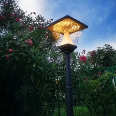 Cột Đèn Năng Lượng Mặt Trời ZG-GGD4205-10W ZALAA cao từ 1m-2m6 chiếu sáng cảnh quan ngoài trời