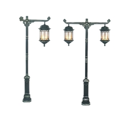 Cột Đèn Sân Vườn 1 Bóng Cổ Điển Cho Biệt Phủ, Nhà Thờ, Đền Chùa Đình | ZSV-GLP EU002-1 ZALAA