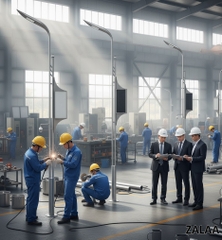 Cột Đèn Thông Minh Zalaa Dành Cho Dự Án Hướng Smart City | ZSP OEM 01