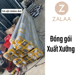 Cột Đèn Trang Trí Sân Vườn có Hoa Văn CNC Đẹp Lạ Chip LED 80W cao 4-6m