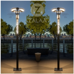 Cột Đèn LED Trang Trí Cảnh Quan Công Viên Sân Vườn Hiện Đại 60W chiều cao từ 5M ZCV-H500-60W