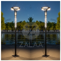 Cột Đèn LED Trang Trí Cảnh Quan Công Viên Sân Vườn Hiện Đại 60W chiều cao từ 5M ZCV-H500-60W
