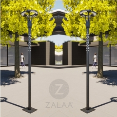 Cột Đèn LED Trang Trí Cảnh Quan Công Viên Sân Vườn Hiện Đại 60W chiều cao từ 5M ZCV-H500-60W