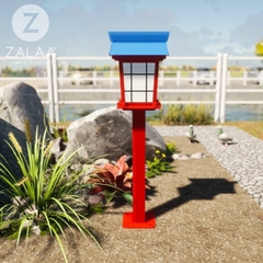 Cột Đèn Chiếu Sáng Cảnh Quan Kiến Trúc Cổ Điển Nhật Bản H90cm-1m5 15-25w ZALAA