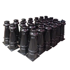 Cột Đèn Trang Trí Sân Vườn Chùm 3 Bóng - Mã sản phẩm ZCSV-VIN-3