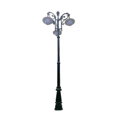 Cột Đèn Trang Trí Sân Vườn Chùm 3 Bóng - Mã sản phẩm ZCSV-VIN-3