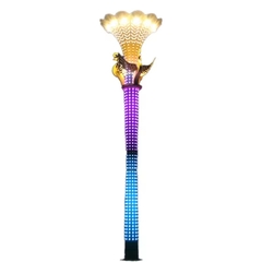 Cột Đèn ZALAA Trang Trí Nghệ Thuật 3D RGB Chiếu Sáng Cho Mùa Lễ Hội | LED Festival Lights