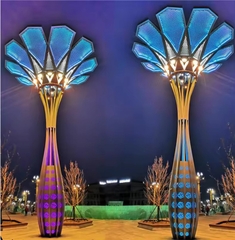 Cột Đèn ZALAA Trang Trí Nghệ Thuật RGB Chiếu Sáng Cho Dự Án Công Viên Ánh Sáng - LED Festival Lights
