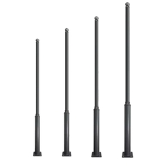 Cột Đèn Sân Vườn Giật Cấp cao từ 2,5 đến 6m giá tại xưởng sản xuất, OEM theo yêu cầu