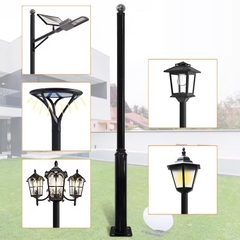 Cột Đèn Sân Vườn Giật Cấp cao từ 2,5 đến 6m giá tại xưởng sản xuất, OEM theo yêu cầu