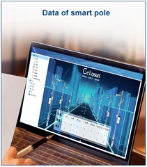 Cột thông minh ZBS-Smart Pole 03 ZALAA OEM / ODM cho Thành phố thông minh