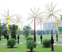 Cột và Đèn trang trí kiểu dáng LED Pháo Hoa, Đài Phun Nước ZALAA ZCSV-DPN | cho dự án cảnh quan ngoài trời