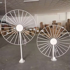 Đầu đèn LED Pháo Hoa hiệu ứng Xoay Tròn đổi màu RGB 250W 30 đầu ống H1300 D1800 Zalaa ZCSV-PH-11