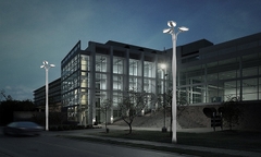 Đầu Cột Đèn Chiếu Sáng Công Viên Kiểu Dáng Hiện Đại ZAT-1051 30-60W, H3-6m ZALAA  Hướng Smart City